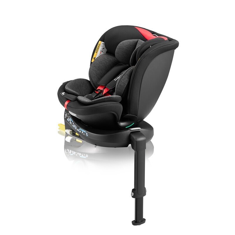 Lionelo Scaun auto i-Size Navy 40-150 cm cu isofix negrurosu