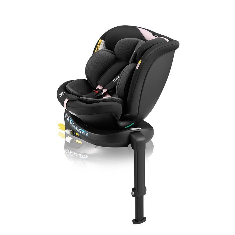 Lionelo Scaun auto i-Size Navy 40-150 cm cu isofix negruroz