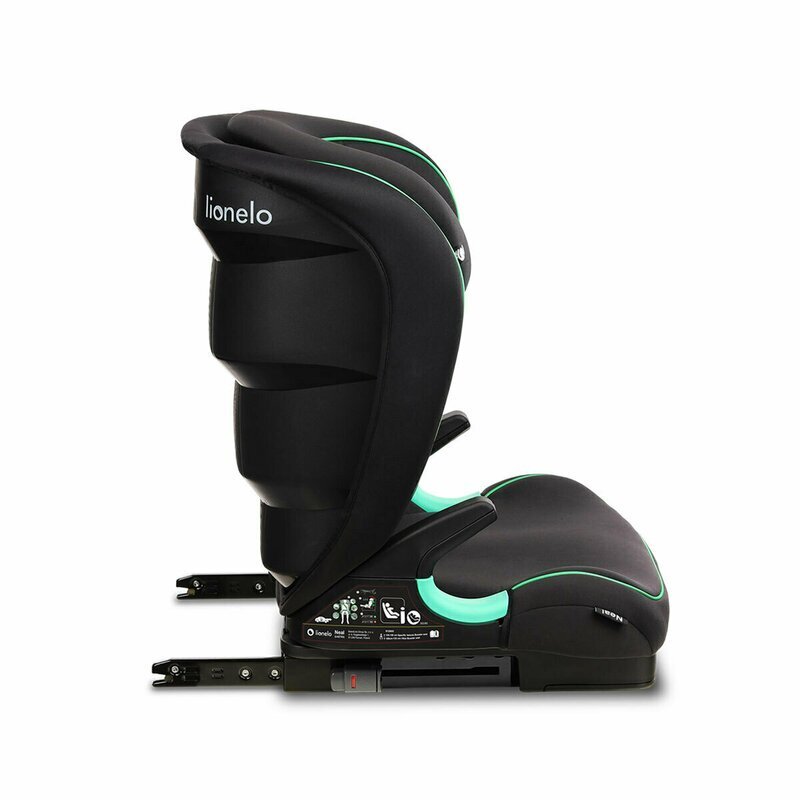 Lionelo Scaun auto i-Size Neal cu isofix 15-36 kg Black Onix