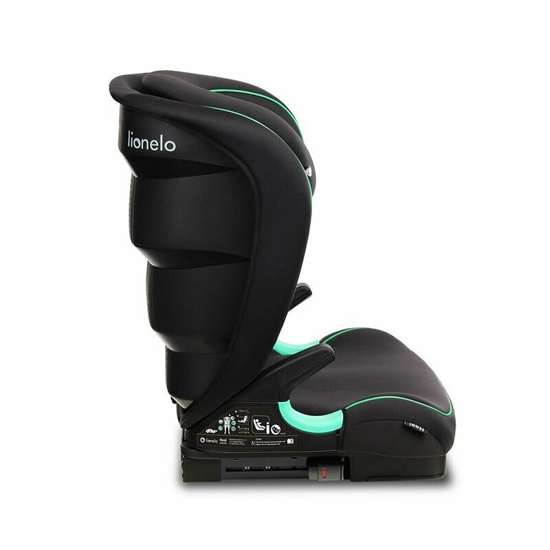 Lionelo Scaun auto i-Size Neal cu isofix 15-36 kg Black Onix