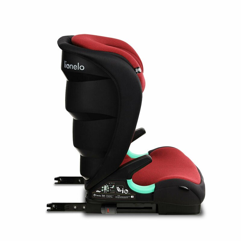 Lionelo Scaun auto i-Size Neal cu isofix 15-36 kg Red Burgundy