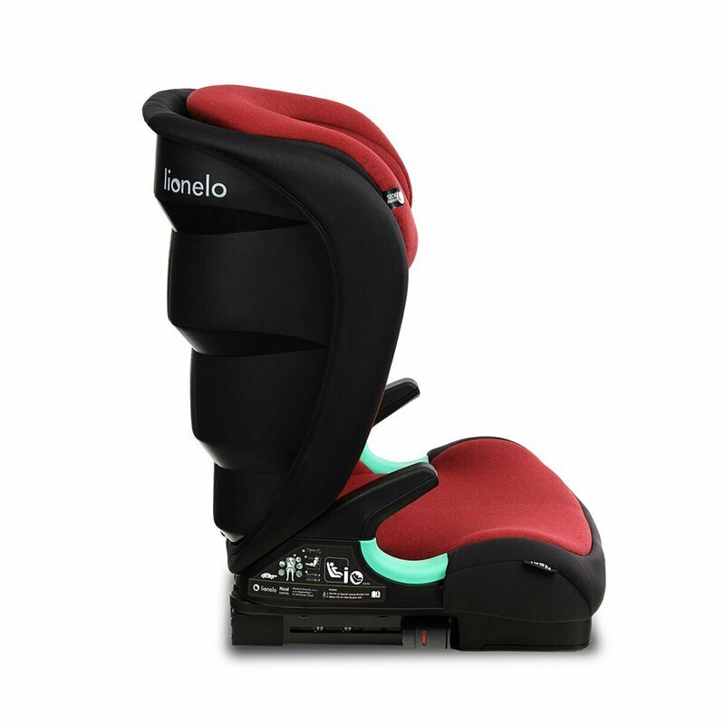 Lionelo Scaun auto i-Size Neal cu isofix 15-36 kg Red Burgundy