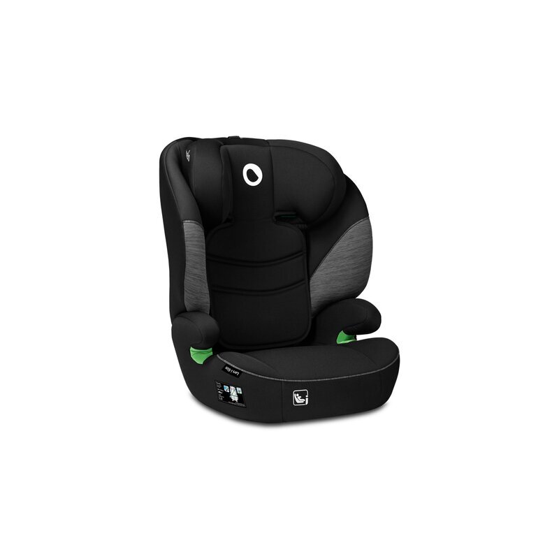 Lionelo Scaun auto Lars i-Size cu tetiera reglabila in 10 pozitii 15-36 Kg NegruGri