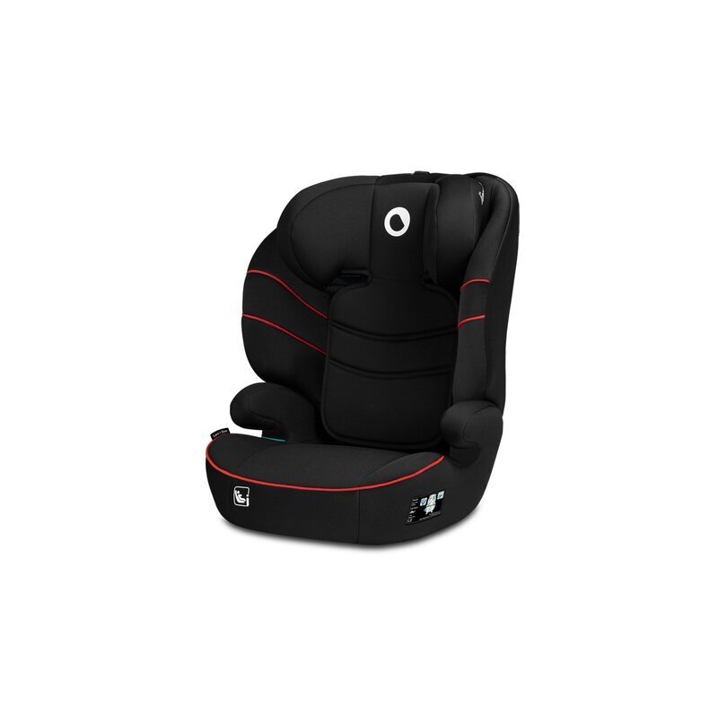 Lionelo Scaun auto Lars i-Size cu tetiera reglabila in 10 pozitii 15-36 Kg NegruRosu