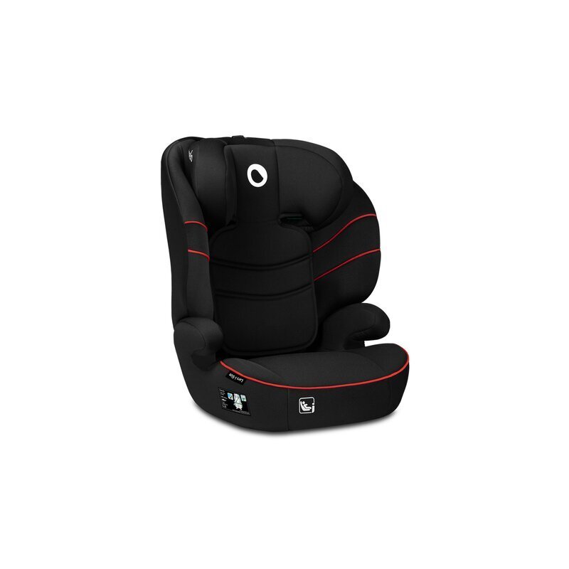 Lionelo Scaun auto Lars i-Size cu tetiera reglabila in 10 pozitii 15-36 Kg NegruRosu