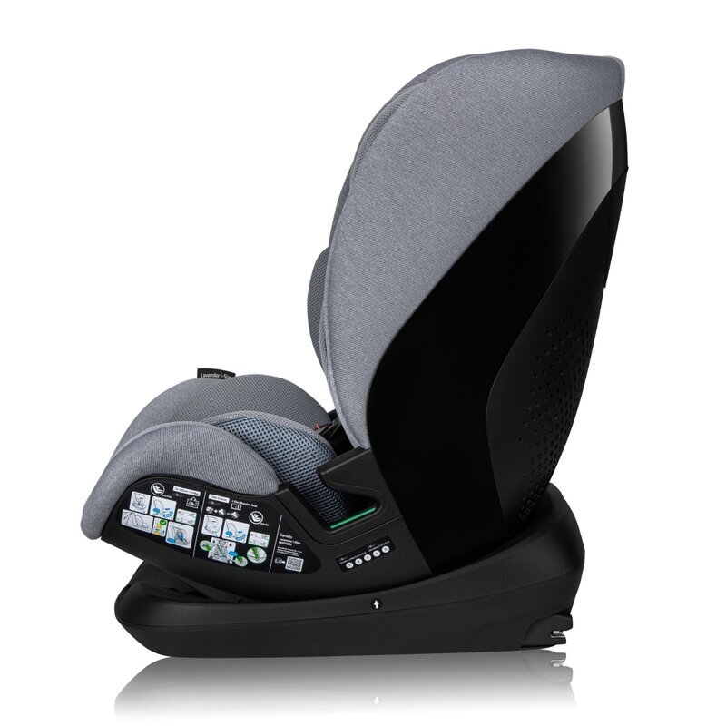 Lionelo Scaun auto Lavender I-size Isofix cu centura TopTether Gri