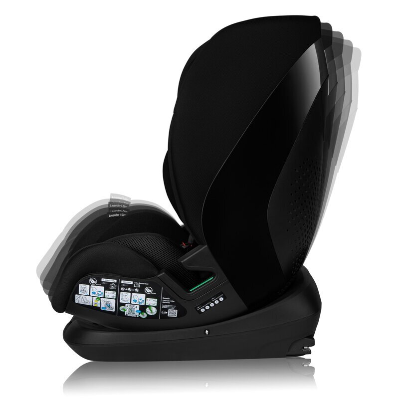 Lionelo Scaun auto Lavender I-size Isofix cu centura TopTether negru