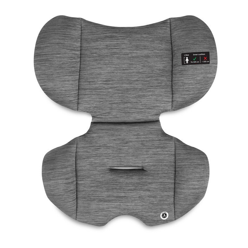 Lionelo Scaun auto Levi Gri i-Size universal instalare FWF cu tetiera reglabila in 10 pozitii spatar detasabil 76-150 cm conform cu R129