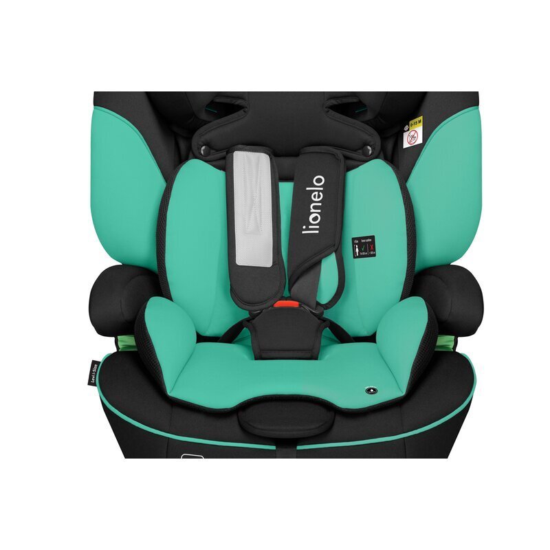 Lionelo Scaun auto Levi Verde i-Size universal instalare FWF cu tetiera reglabila in 10 pozitii spatar detasabil 76-150 cm conform cu R129