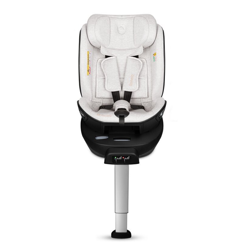 Lionelo Scaun auto Moxie Next I-Size bej 40-105 cm cu tetiera reglabila pe 8 trepte inclinare spatar in 5 pozitii si husa detasabila Conform cu R129