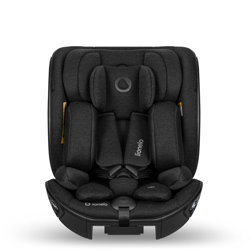 Lionelo Scaun auto Moxie Next I-Size negru 40-105 cm cu tetiera reglabila pe 8 trepte inclinare spatar in 5 pozitii si husa detasabila Conform cu R129