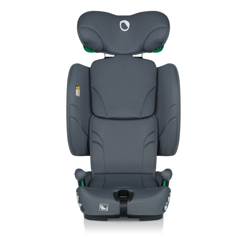 Lionelo Scaun auto Nelly Gri pliabil i-Size 76-150 cm tetiera reglabila in 15 pozitii spatar reglabil in 4 pozitii sisteme Isofix si Top Tether conform cu ECE R129