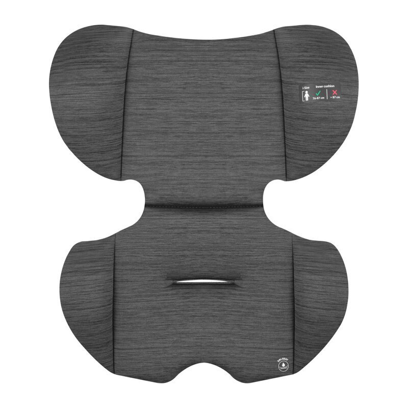 Lionelo Scaun auto pentru copii Billy GriNegru i-Size 76-150 cm isofix + top tether tetiera reglabila testat la impact conform cu R129
