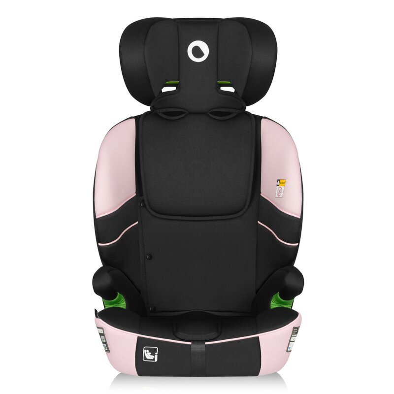 Lionelo Scaun auto pentru copii Levi Fix Roz i-Size 76-150 cm 123 isofix + Top Tether tetiera reglabila testat la impact conform cu R129