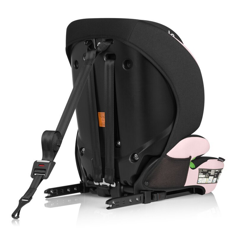 Lionelo Scaun auto pentru copii Levi Fix Roz i-Size 76-150 cm 123 isofix + Top Tether tetiera reglabila testat la impact conform cu R129