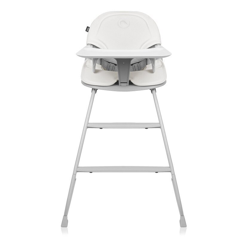 Lionelo Scaun de masa Dalia Gri Stone 2 in 1 transformabil cu 2 suporturi pentru picioare tavita detasabila sustine 60 kg 6 luni+ conform cu EN14988