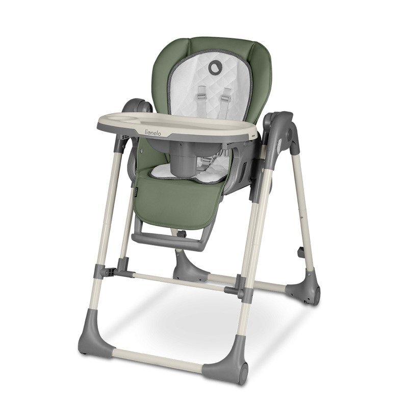 Lionelo Scaun de masa si balansoar 2 in 1 Laurice transformabil 0 luni+ Verde