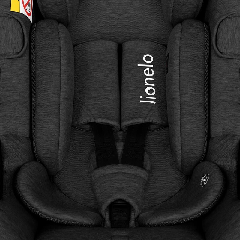 Lionelo Scoica auto Moxie Negru i-Size 40-87 cm tetiera reglabila intarita cu spuma de memorie carcasa ventilata protectie avansata conform cu R129
