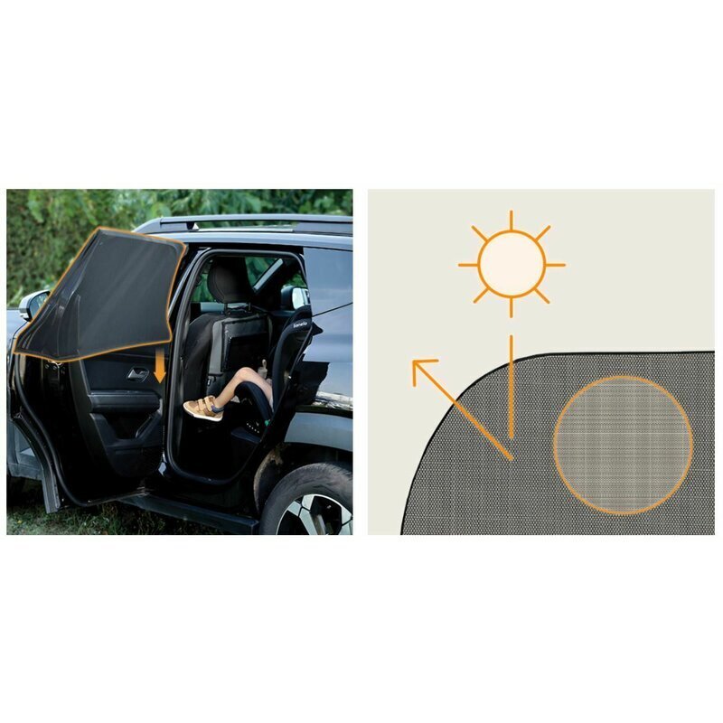 Lionelo Set 2 parasolare auto Sunblocker universale negru