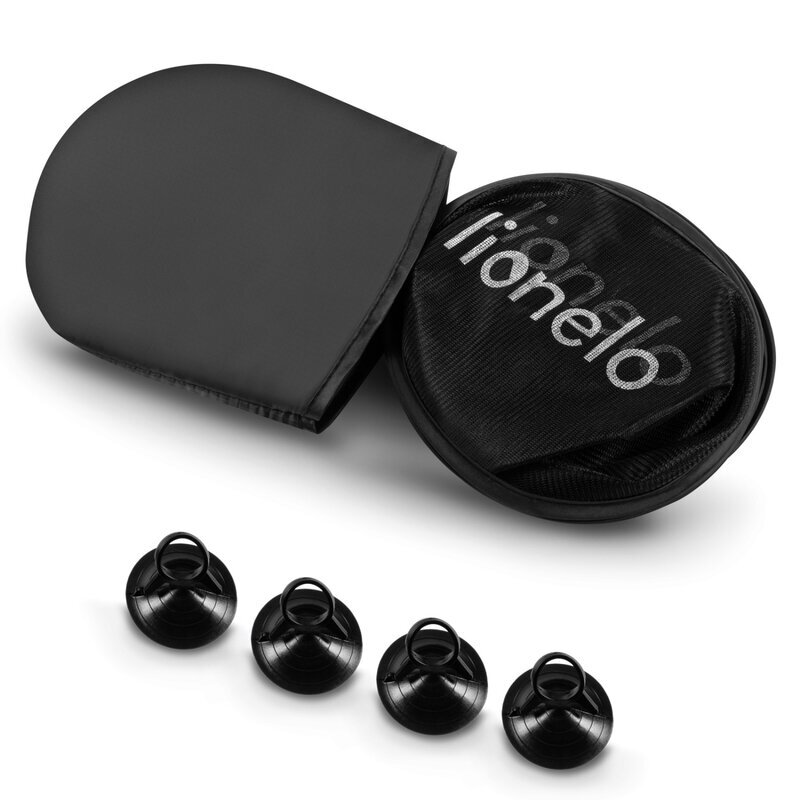 Lionelo Set 2 parasolare auto Sunshade universal 44x38 cm negru