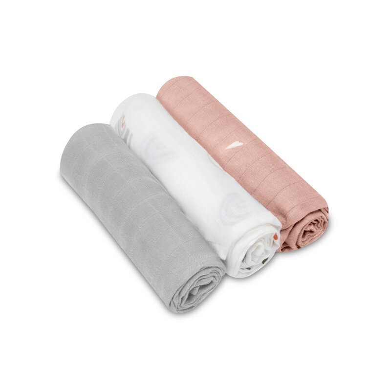 Lionelo Set 3 scutece multifunctionale Rainbow din bambus 70x70 cm multicolor