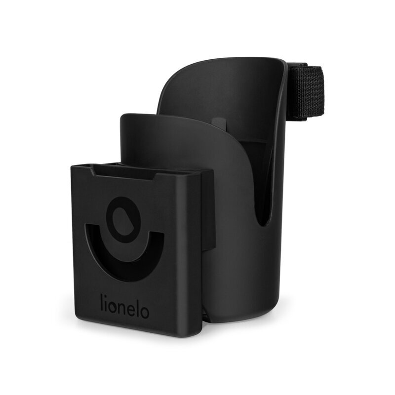 Lionelo Suport universal pentru biberonpahar si telefon Ove Cu sistem de rotire 360 Negru