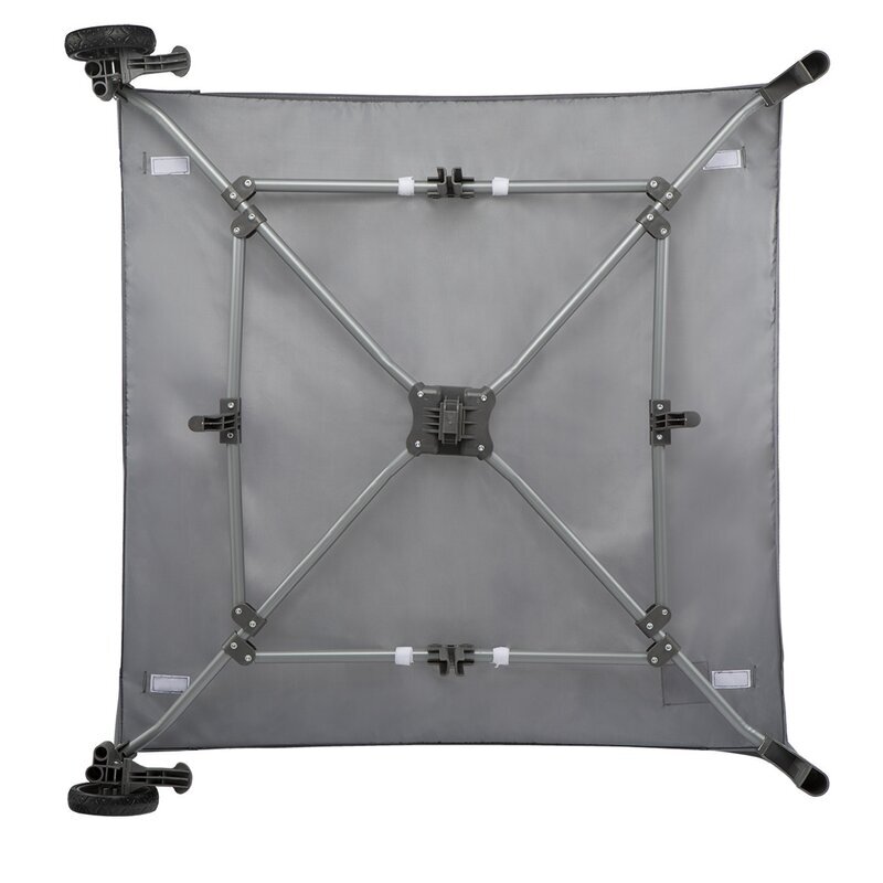 Lionelo Tarc de joaca Lene cu roti 100 x 100 cm Grey Scandi