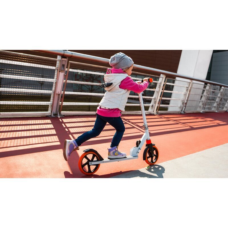 Lionelo Trotineta Luca portocaliu ghidon reglabil pliabila platforma antiderapanta cric greutate suportata 100 kg