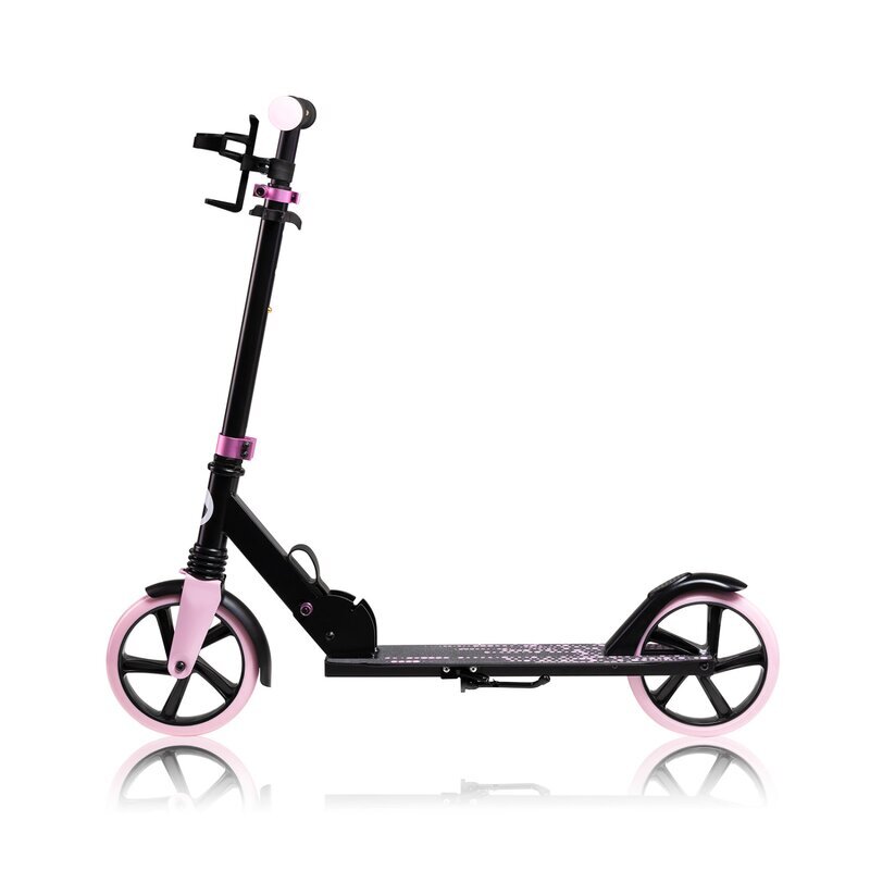 Lionelo Trotineta Luca roz ultrapliabila ghidon reglabil cric platforma antiderapanta greutate suportata 100 kg