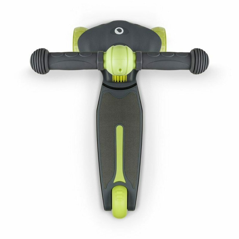 Lionelo Trotineta Timy Verde cu 3 roti LED ghidon reglabil pliabila platforma antiderapanta greutate suportata 50 kg varsta 3 ani+