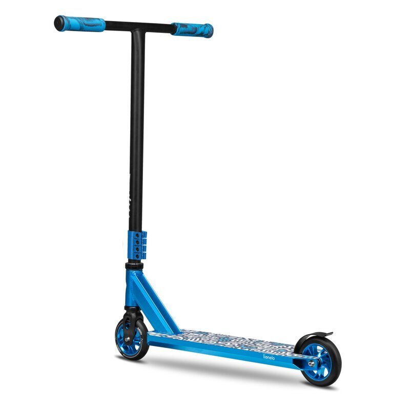 Lionelo Trotineta Whizz albastru pentru acrobatii din aluminiu frana Flex Fender greutate suportata 100 kg
