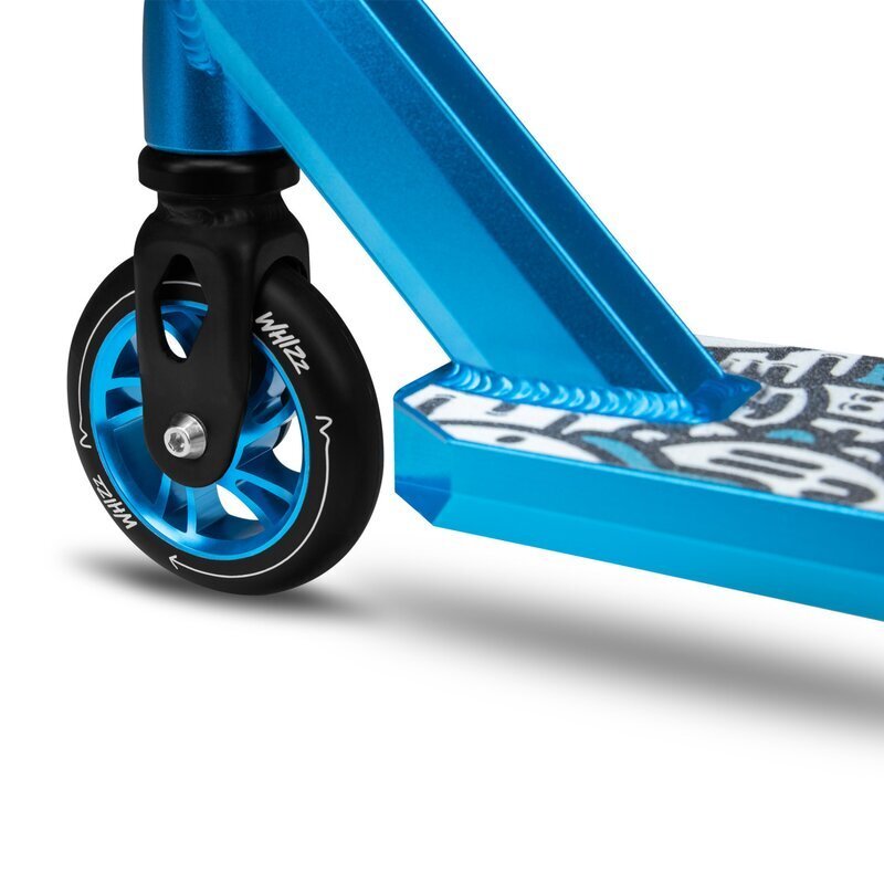 Lionelo Trotineta Whizz albastru pentru acrobatii din aluminiu frana Flex Fender greutate suportata 100 kg