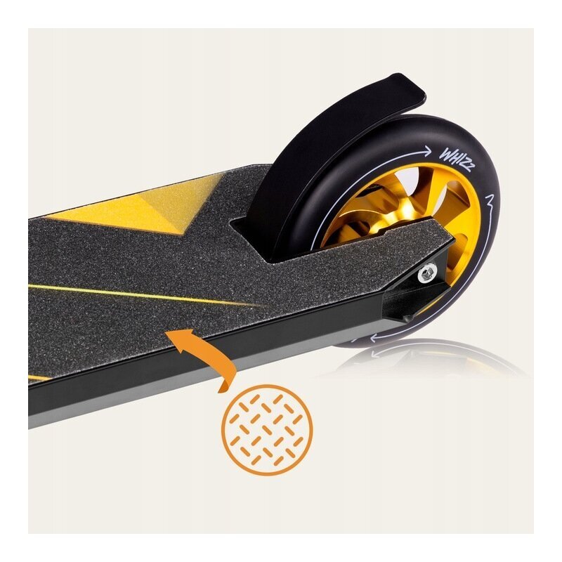 Lionelo Trotineta Whizz pentru acrobatii galbennegru platforma antiderapanta sistem de compresie IHC 9 20 - 100 kg