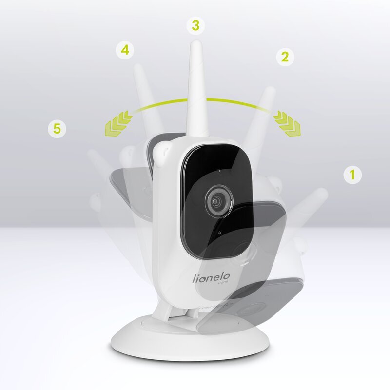 Lionelo Video monitor Babyline 3.2 Full HD Comunicare bidirectionala 2.8 inch Alb