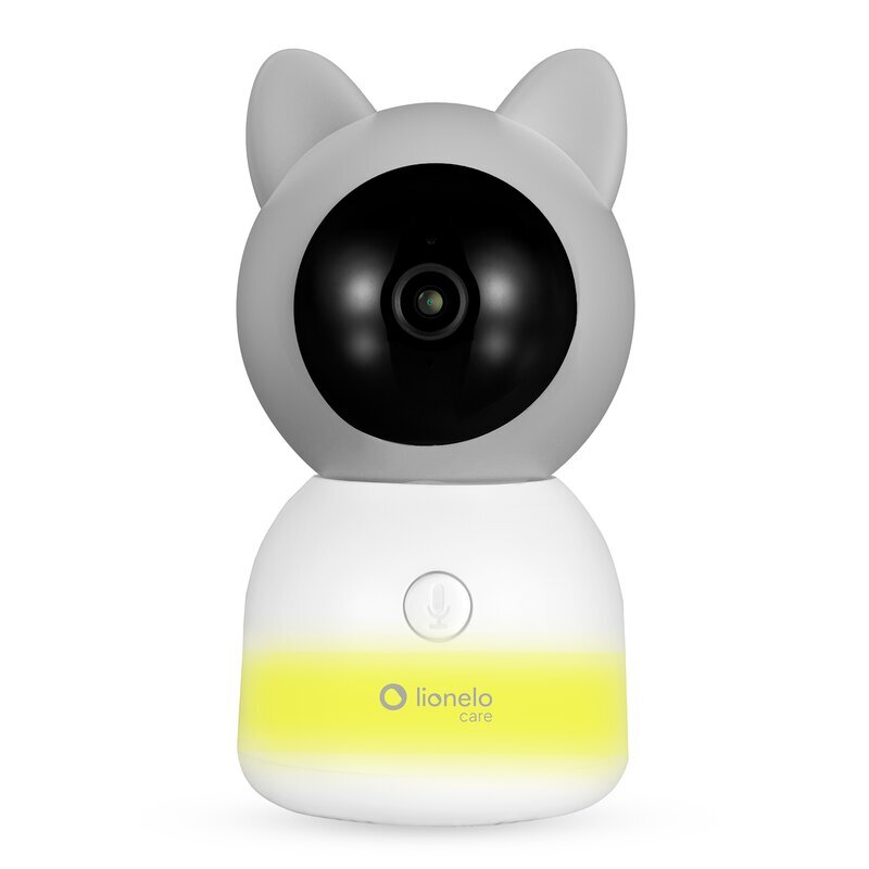 Lionelo Video monitor Babyline Alb 9.2. AI 5 inch camera Full HD zoom digital 4x aplicatie tehnologia AI cu detectare a miscarii melodii zgomote albe mod nocturn
