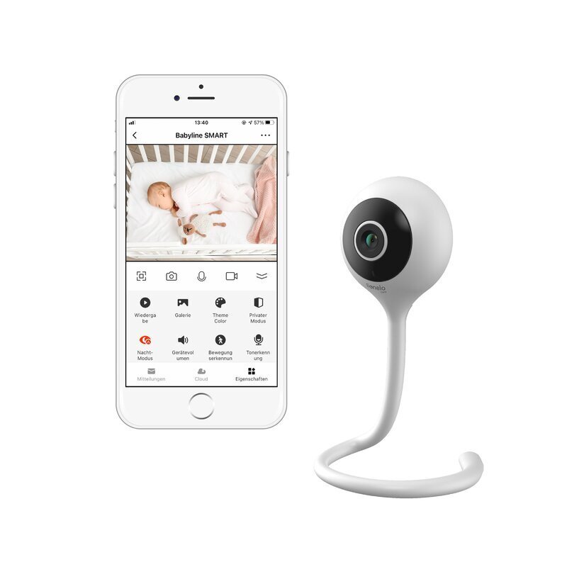 Lionelo Video monitor Babyline Smart cu cablu USB alb