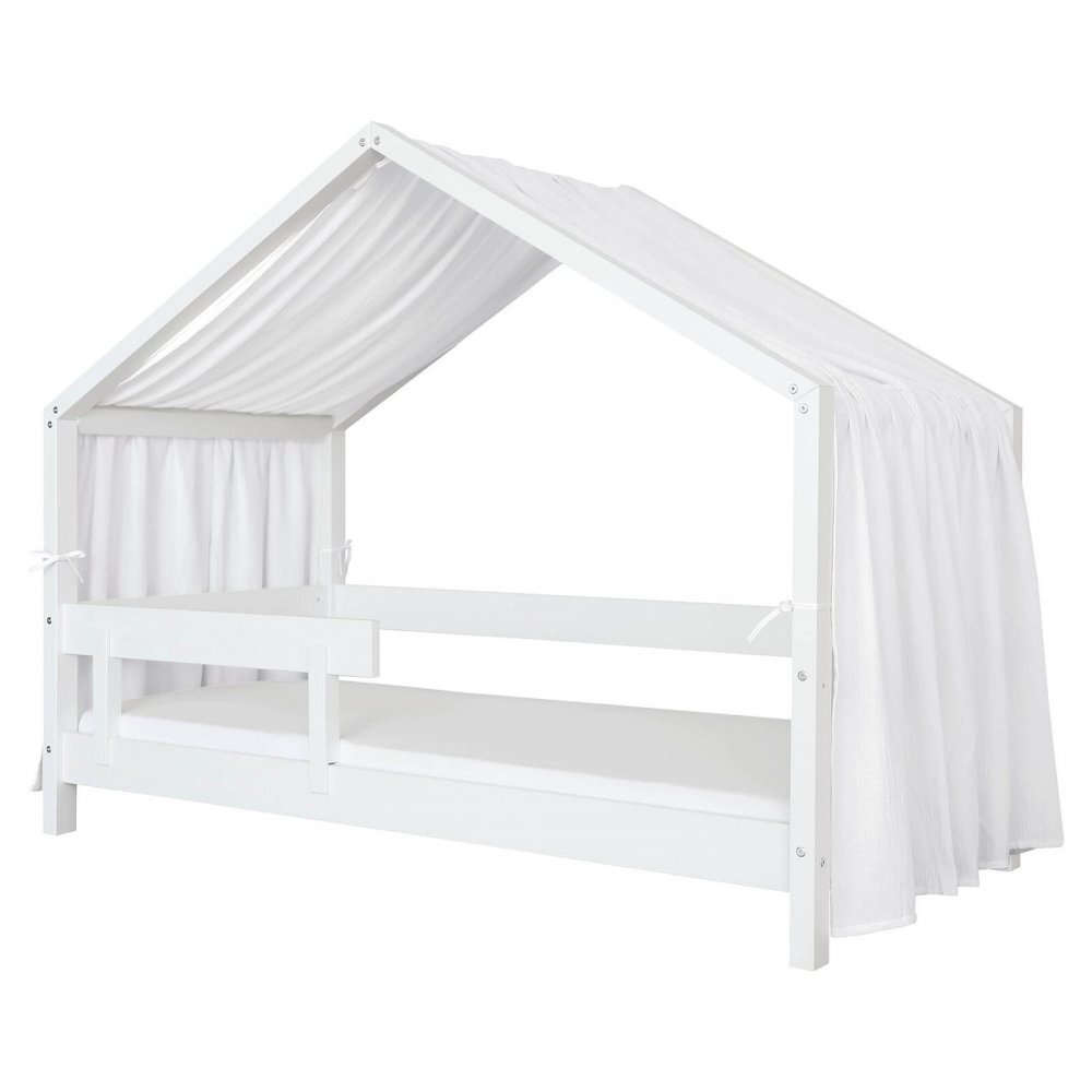 Little Amy Baldachin muselina pentru pat tip casuta Alb 300 cm