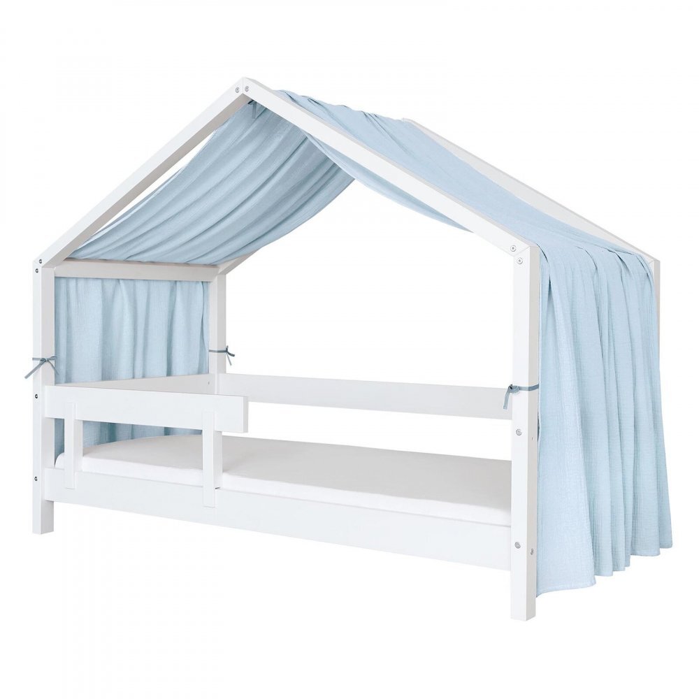 Little Amy Baldachin muselina pentru pat tip casuta Albastru deschis 450 cm