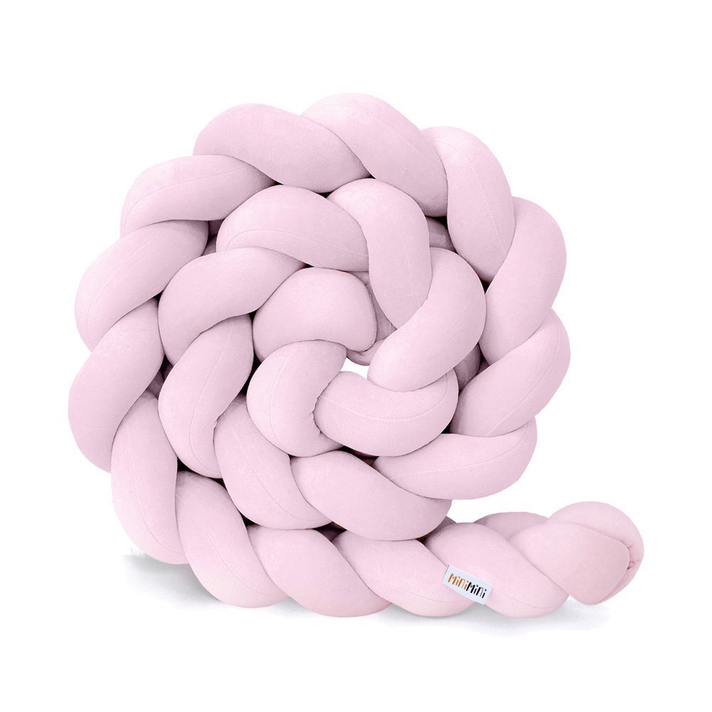 Little Amy Protectie de pat impletita MiniMini Velvet Magic Mov Deschis 250 cm