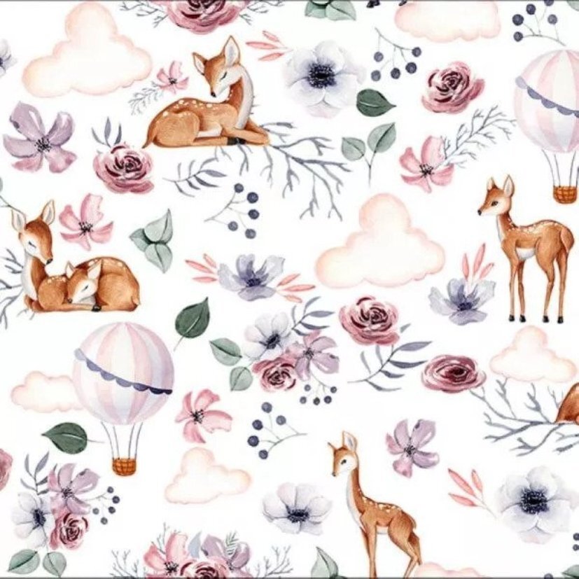 Little Amy Set lenjerie de pat single din bumbac Natura Roz pulbere 90x120 cm