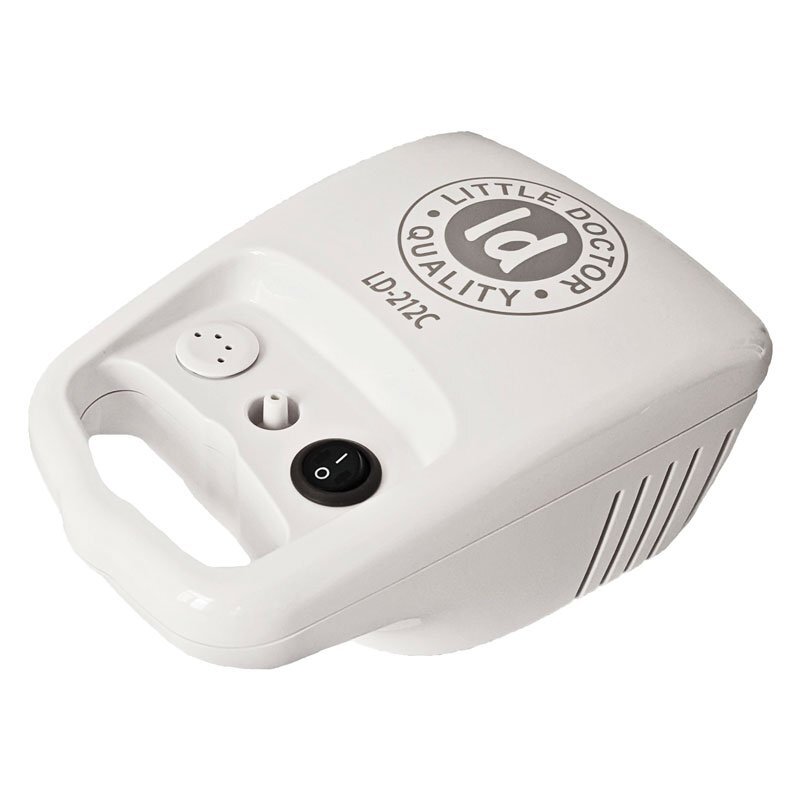 Little Doctor Aparat aerosoli cu compresor LD-212C 3 Dispensere pentru reglarea dimensiunilor particulelor 2 Masti