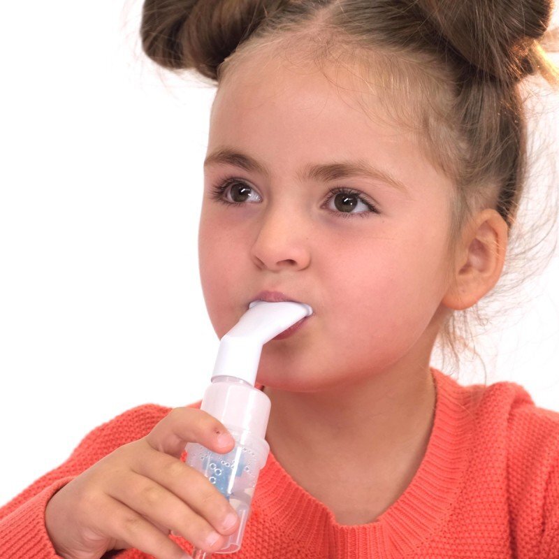 Little Doctor Aparat aerosoli LD-215C nebulizator cu compresor 3 dimensiuni de particule alb
