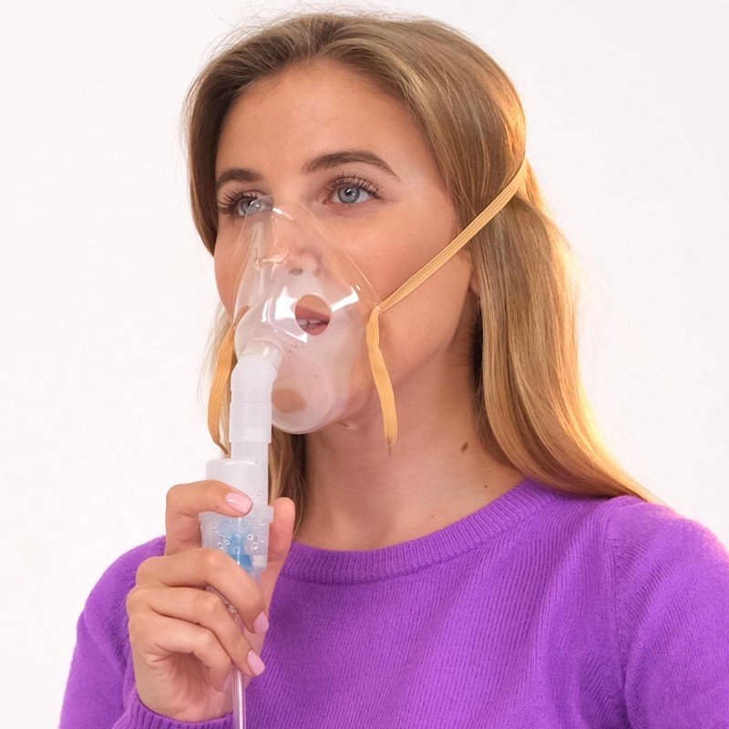 Little Doctor Aparat aerosoli LD-215C nebulizator cu compresor 3 dimensiuni de particule alb