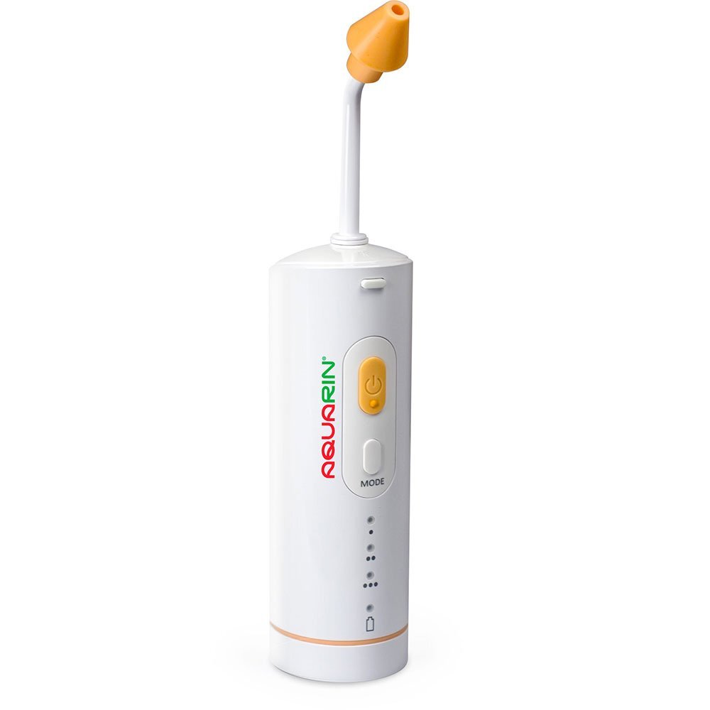 Little Doctor Irigator nazal Aquarin LD-N1 cu 3 nivele de presiune pentru copii si adulti capacitate 900 ml incarcare USB alb