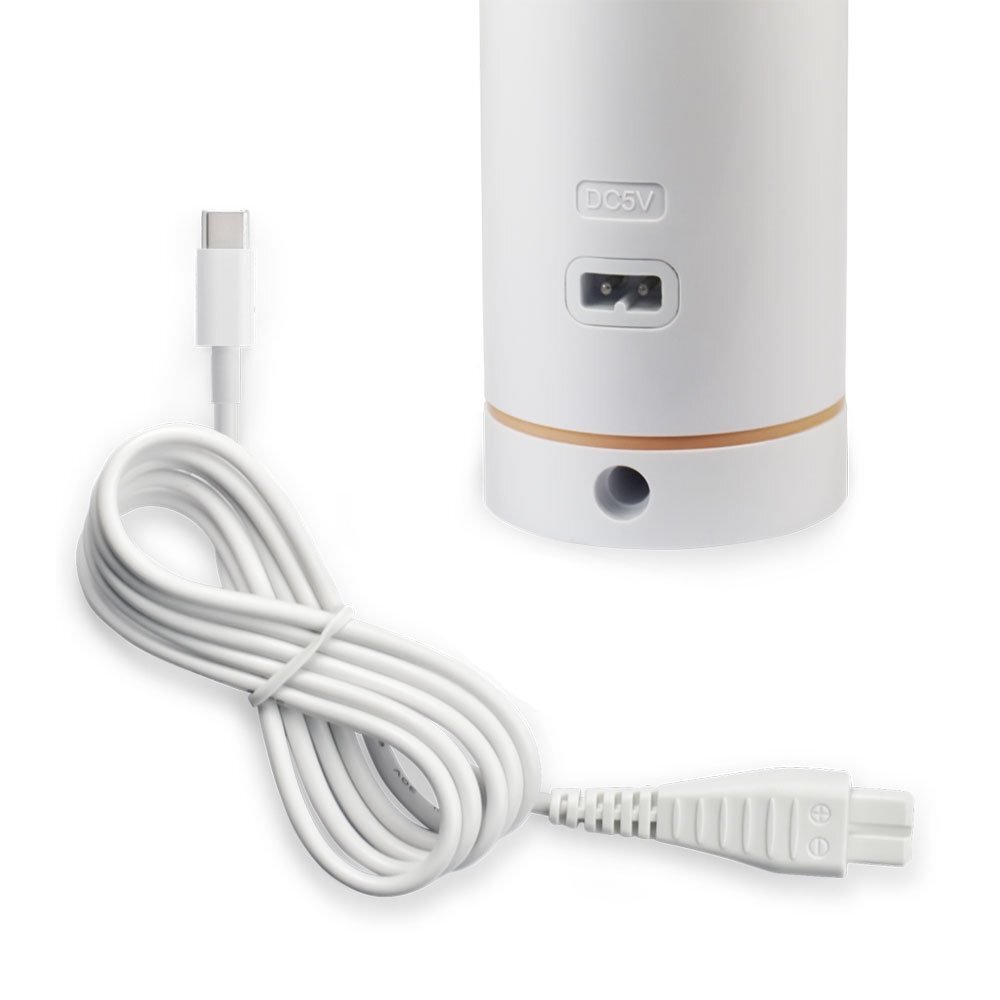 Little Doctor Irigator nazal Aquarin LD-N1 cu 3 nivele de presiune pentru copii si adulti capacitate 900 ml incarcare USB alb