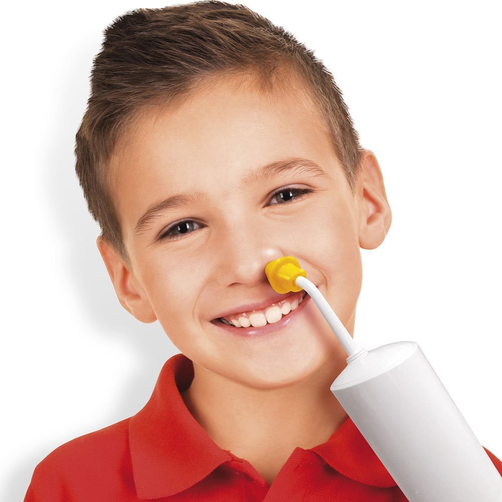 Little Doctor Irigator nazal Aquarin LD-N1 cu 3 nivele de presiune pentru copii si adulti capacitate 900 ml incarcare USB alb