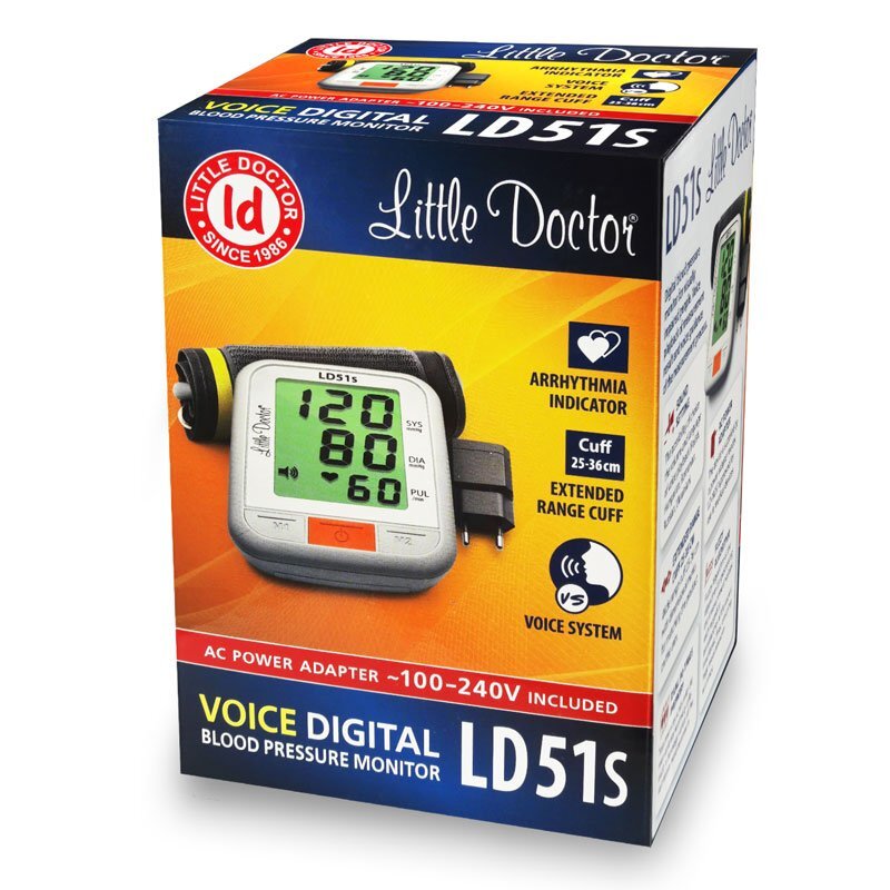 Little Doctor Tensiometru de brat LD 51S anuntare vocala in limba romana adaptor inclus