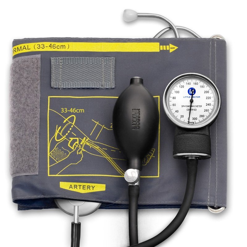 Little Doctor Tensiometru mecanic LD 60 stetoscop atasat manseta 33-46 cm
