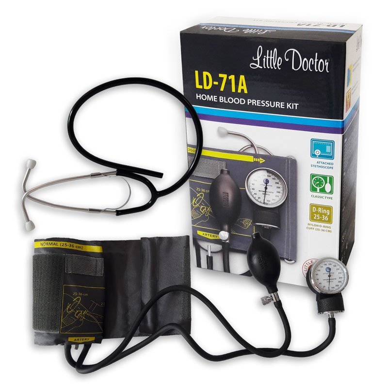 Little Doctor Tensiometru mecanic LD 71A profesional stetoscop atasat