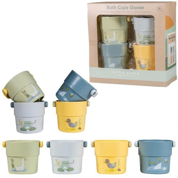 Little Dutch Set 4 galetusi pentru baie